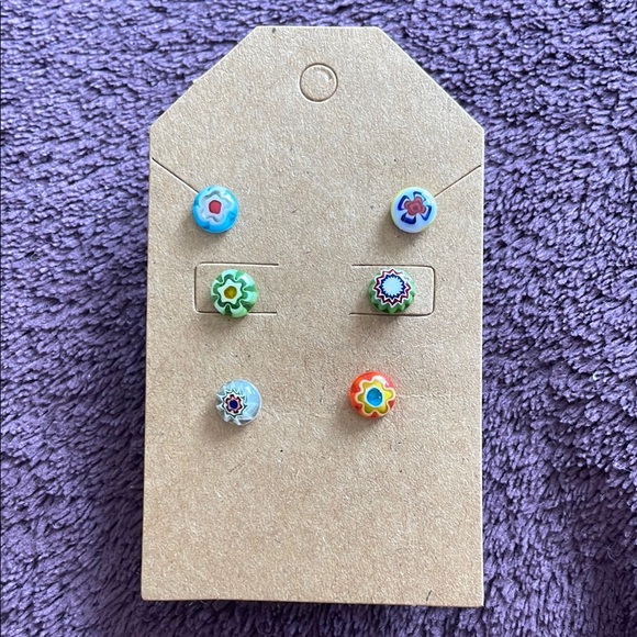 Jewelry - Mixed Mini Colorful Stud Earrings